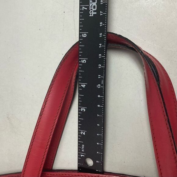 AUTHENTIC LOUIS VUITTON Red Epi Saint Jacques  Handbag V18923 - Picture 6 of 12